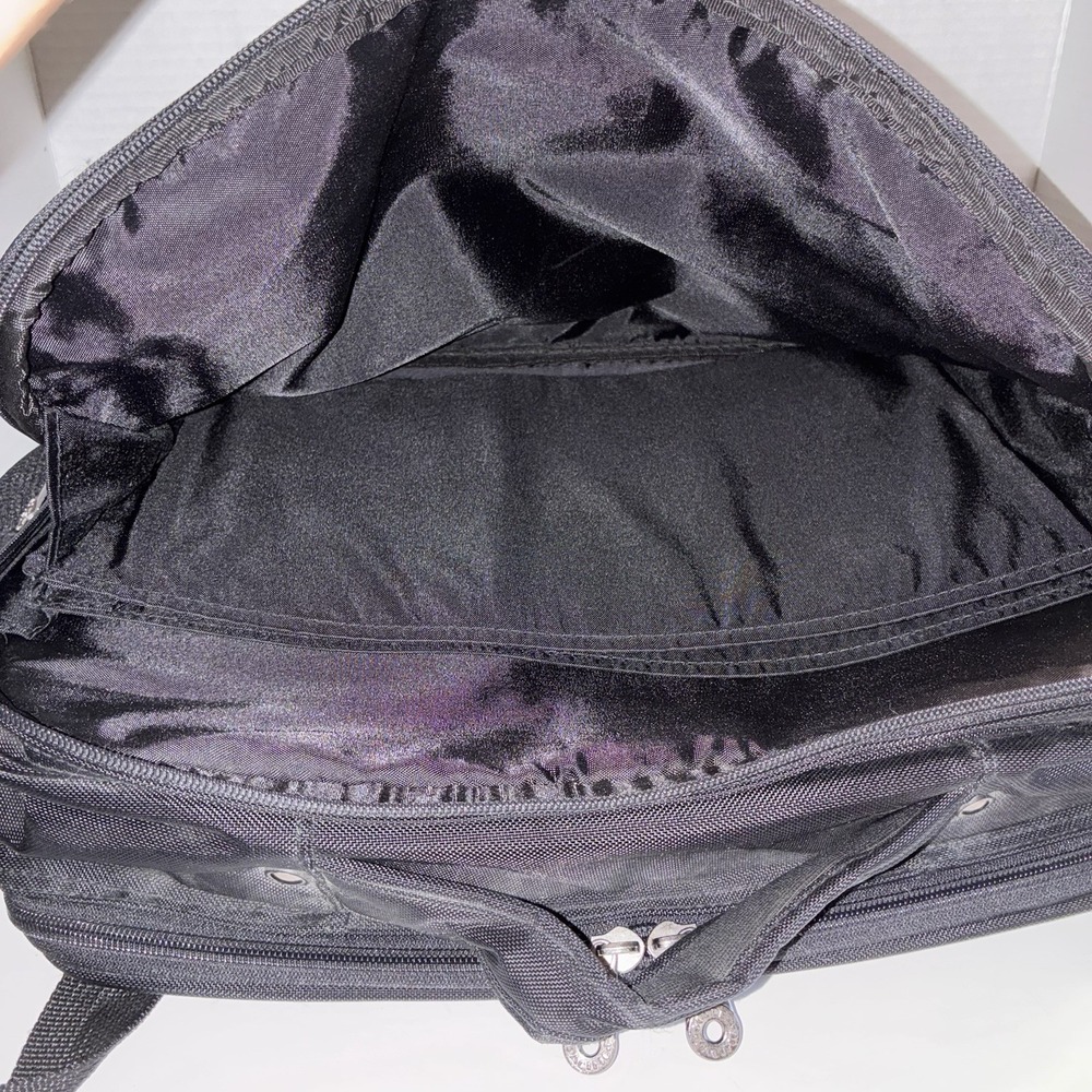 Vintage Black Nylon IBM Laptop Briefcase Messenger Bag - Picture 11 of 14